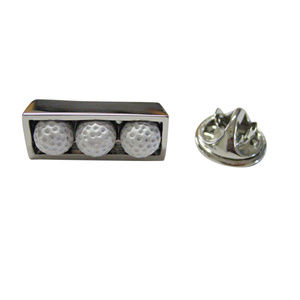 Box of Golf Balls Design Lapel Pin